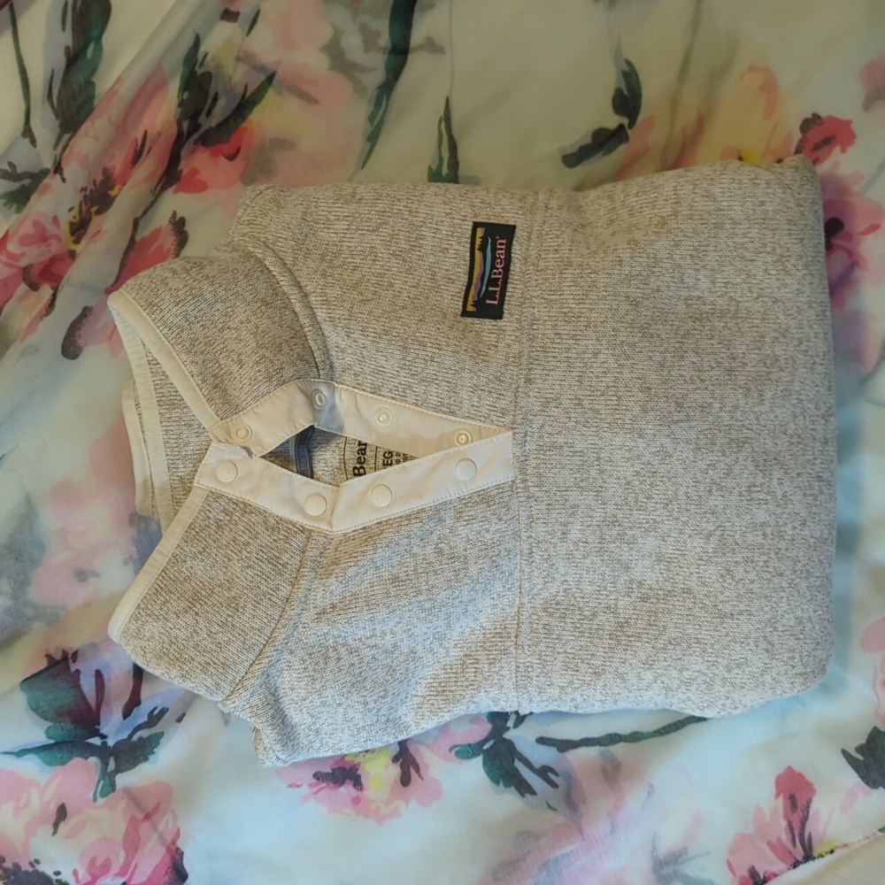 L.L. Bean Sweater Fleece Pullover